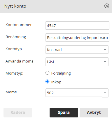 Importmoms konto 6 procent.png